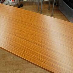 ③ オフィスコム 会議テーブル 幅180×奥行45×高さ71.5cm 折りたたみ 棚付き 事務机 折り畳み 折畳み 長机 作業台 オフィステーブル 札幌市 清田区 平岡の画像