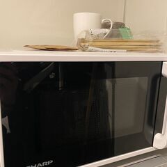 SHARP 電子レンジ 底破損 動作問題なし
