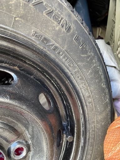 YOKOHAMAタイヤ145.80.12LT