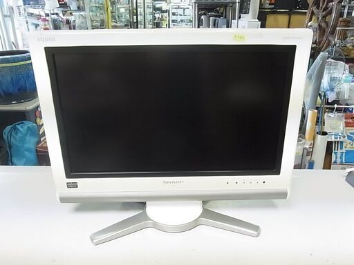 液晶テレビ　SHARP　シャープ　AQUOS　アクオス　20V型テレビ　LC-20D10　リモコン付き　白　ホワイト　2007年製