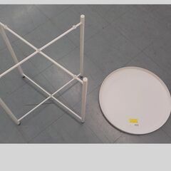 ID：571198　スチール棚　丸　白　の画像