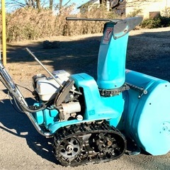 HONDA ホンダ 人気 HS555 雪丸 セルスタート 5.5馬力 除雪機 除雪 農機具 小型 群馬県の画像