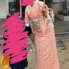 ますいわ屋謹製　総刺繍　訪問着　ピンク　一つ紋の画像