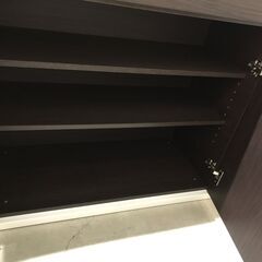 キッチンカウンター 茶/白 W(幅)120.0×D(奥行き)50.5×H(高さ)86.0cm ※クリーニング済みの画像