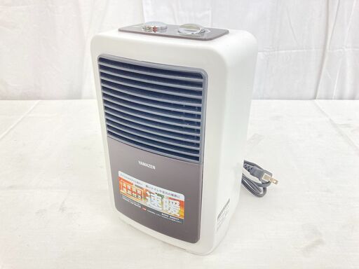 【最終値下げ】JT545 (O) YAMAZEN 山善 セラミックファンヒーター DMF-SA068 2022年製 小型 暖房器具 洗面所 トイレ 通電動作確認済み 中古現状品 現地引き取りのみ