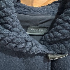 メイソングレイ★31,900円　ポップコーンスライバービット付ジャケット　モヘヤ ショートコートの画像