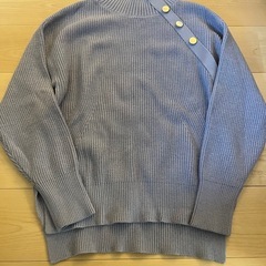 ニット　パーカーの画像