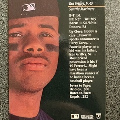 ※値下げ【MLB Card】トレーディングカード KEN GRIFFEY JR. 1993の画像