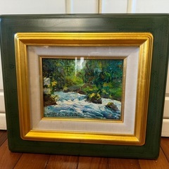 39.「奥入瀬」髙橋一善 油絵 39.「奥入瀬」髙橋一善 油絵