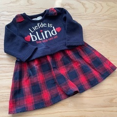 ベビー 裏起毛 トップス 80サイズ トレーナー 冬服　女の子の画像