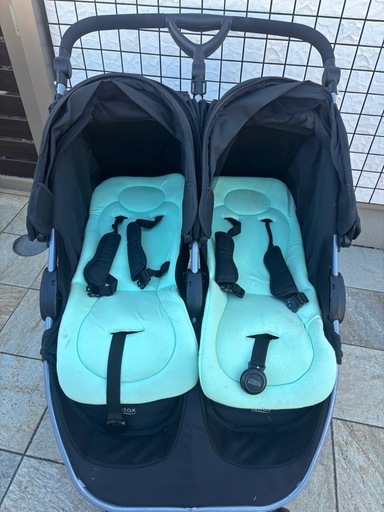 【美品・値下げ】2人乗りベビーカー Britax b-agile