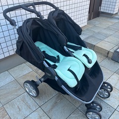 【美品・値下げ】2人乗りベビーカー Britax b-agile