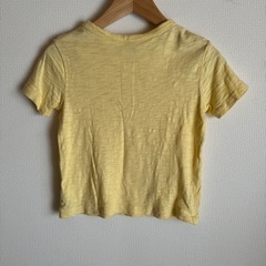 (*^^*)【baby GAP】ヘンリーネック Tシャツ イエロー 100の画像