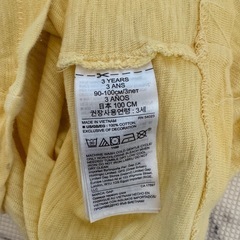 (*^^*)【baby GAP】ヘンリーネック Tシャツ イエロー 100の画像