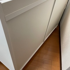 ※決定※ステンレス台　幅120　キッチンボード　レンジ台　ホワイトの画像