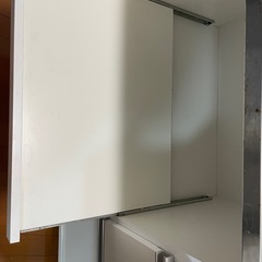 ※決定※ステンレス台　幅120　キッチンボード　レンジ台　ホワイトの画像