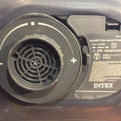 ☆491☆INTEX　インテックス エアーベッド シングル AP619D-J 電動ポンプ内蔵　エアーマットレス　の画像