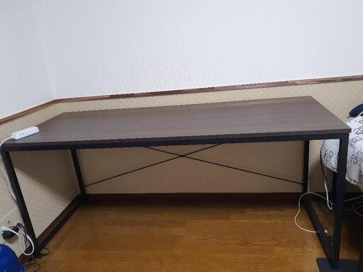 パソコンデスク 約 160×60cm シンプル pcデスク ワイドデスク 木製 リビング オフィスデスク