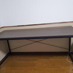 パソコンデスク 約 160×60cm シンプル pcデスク ワイドデスク 木製 リビング オフィスデスク