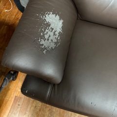 ０円ソファ3人がけ（傷あり）の画像