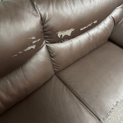 ０円ソファ3人がけ（傷あり）の画像