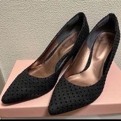 らくだ洋靴　ラメ　美品　ハイヒール