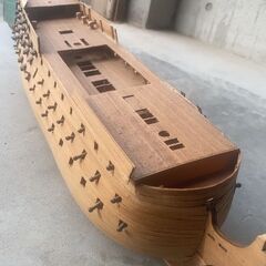 【完全ジャンク品・引取限定】HMSビクトリー 木製帆船模型 1/98スケール｜Mantua製｜部品欠品・破損あり｜修復・再生用にの画像
