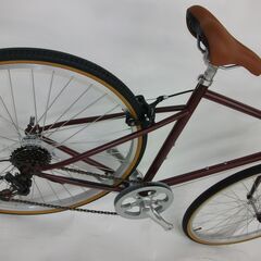☆新品・未使用　クロスバイク　26インチ　アルカンサス　つや消しレッド　490mmフレーム　適応身長165㎝以上　サイクルギャリラリー周南の画像