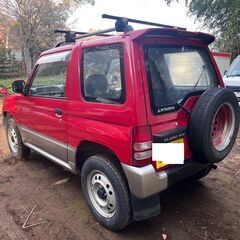 至急！！☆パジェロミニ　マニュアル　MT VR-Ⅱ　不具合無し　車検有　4WD☆　AT(オートマ)トラックなら車両交換考えます。の画像
