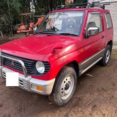 至急！！☆パジェロミニ　マニュアル　MT VR-Ⅱ　不具合無し　車検有　4WD☆　AT(オートマ)トラックなら車両交換考えます。の画像