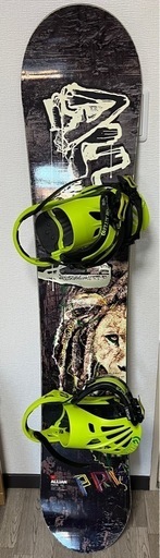 【お譲り先決定】ALLIAN スノーボード　ビンディング付き　SALOMONのケースつき お譲り先決定】ALLIAN スノーボード ビンディング付き SALOMONのケースつき