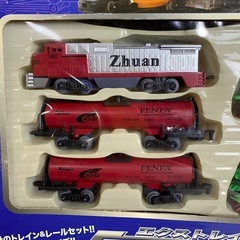 M110702K  EX-TRAIN RS エクストレイン 鉄道おもちゃ 鉄道玩具 汽車 線路 セット 現状品 中古品の画像