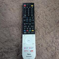 シャープ　アクオス　TVリモコン