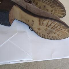 バックスキン　ルーズブーツ　ひざ丈の画像