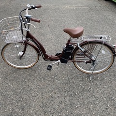 ⭐️未使用⭐️ 21TECHNOLOGY 24インチ電動アシスト自転車 ブラウン No