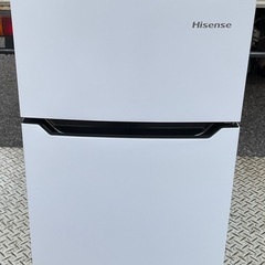 【RKGRE-429】特価！ハイセンス/Hisense/93L 冷凍冷蔵庫/HR-B95A/中古品/2019年製/当社より近隣無料配達！