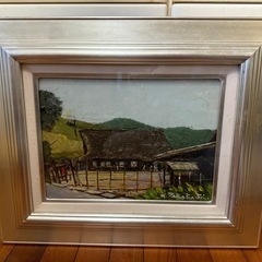 43.「民家園」髙橋一善  油絵