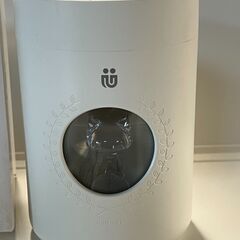 ①新品USBコンパクト超音波式加湿器卓上　アロマ対応 LEDライト付　猫の画像
