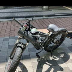 フル電動ファットバイク (クロム) 飯田橋の電動アシスト自転車の中古あげます・譲ります｜ジモティーで不用品の処分