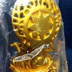 未使用品 文殊菩薩 仏像 金色 牧田秀雲 高さ147mm 文殊師利菩薩 知恵の神様 智慧 学業成就 札幌市 中央区 南12条の画像