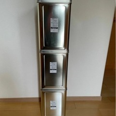 一斗缶空き缶ストッカー6個セット　食品保管　衣類保管　災害備蓄用...
