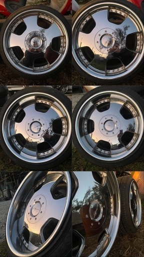 希少‼️ビエナ18インチ9J10Jの4本セット‼️タイヤ付