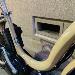 ※決まりました！※ヤマハ、中古の電動自転車。普通のタイヤより少し太めの安定した乗り心地です！防犯登録も込みの料金なので、譲渡証明や登録をしてくれるお店を探す手間は無しです！早い者勝ちですよ！の画像
