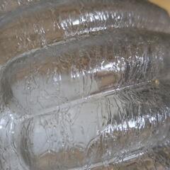 アンティーク　ガラスとウッドのライトの画像