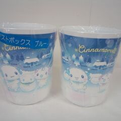 未開封・未使用品 サンリオ当りくじ & Happyくじ シナモロール ダストボックス マスコット ポーチ 等 まとめて 6点セット の画像