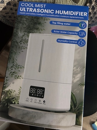 未使用品[大容量 5L 加湿器]