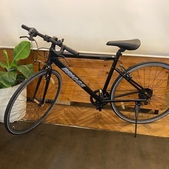 ブラック クロスバイク アルミフレーム 店頭渡し FESCROSS クロスバイク アルミフレーム フェスクロス | 悠々