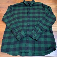 UNIQLOチェックシャツXL 綿100％