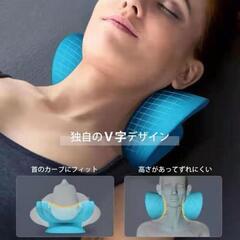 【25-1395】ネックピロー ストレートネック 枕 首 肩こり ストレッチ 矯正 安眠枕 首枕の画像