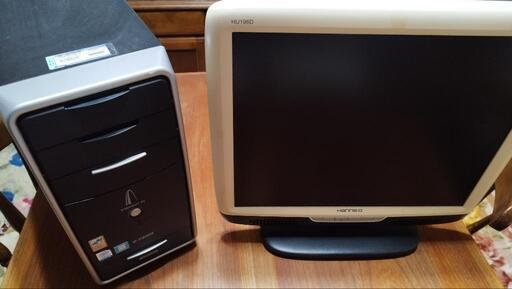 デスクトップパソコン1式 i3 3240 19インチモニタ+ジャンクプリンタ
